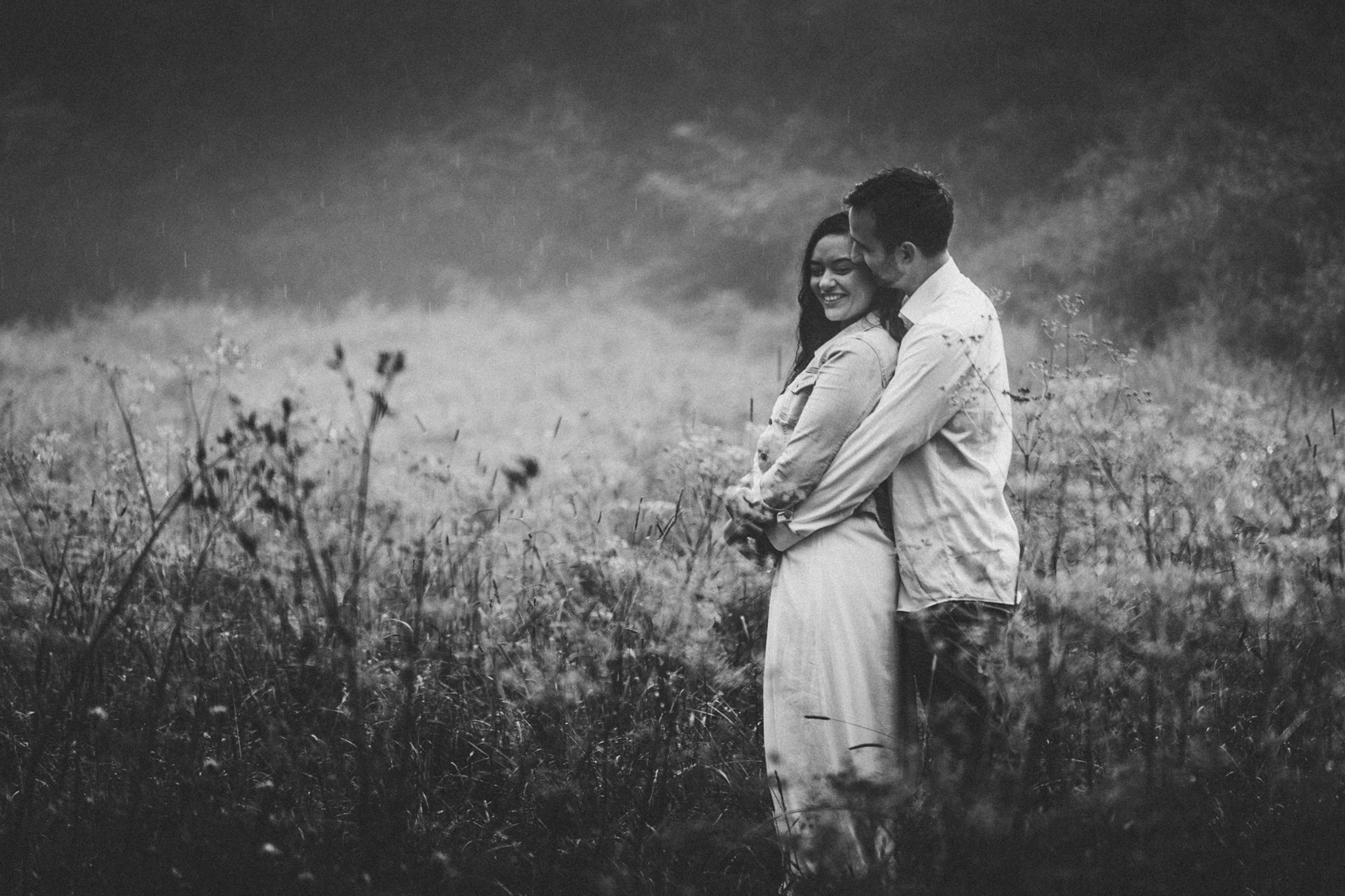 15. August 2017 * Kathleen & Julian * Paarshooting im Regen * Bergwerkswald * Paarfotograf Gießen, Frankfurt, Deutschland