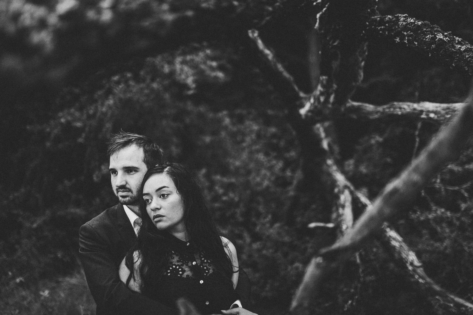 15. August 2017 * Kathleen & Julian * Paarshooting im Regen * Bergwerkswald * Paarfotograf Gießen, Frankfurt, Deutschland
